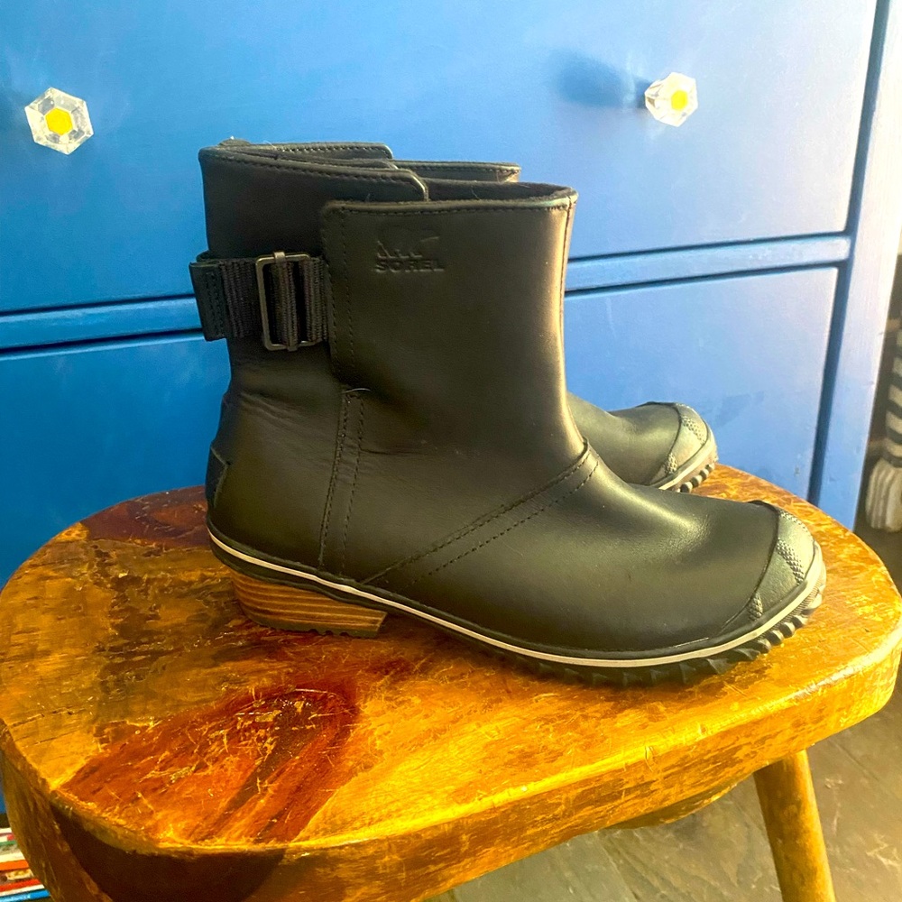 Sorel Slimboot Pull On Leather Boot